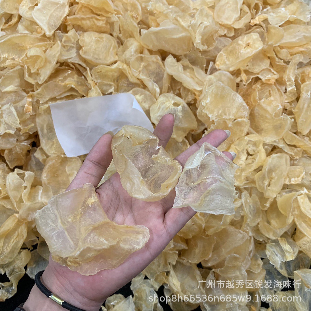 100头蝴蝶胶足干 白花胶鱼胶蝶肚鱼肚花胶干货 一德路批发 可代发