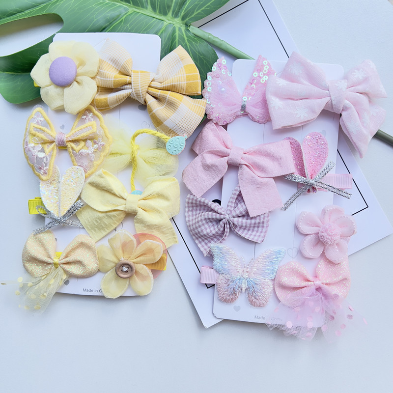 New Children's Cartoon Bow Hairpin Cute Female Baby Hairpin display picture 2
