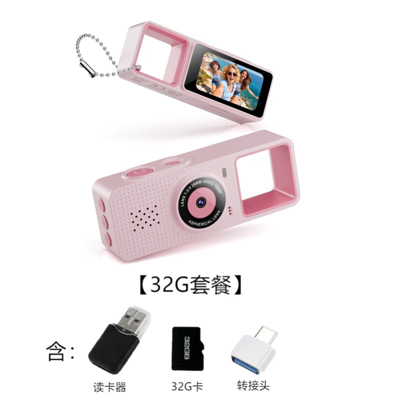 Mini Cámara de Pulgar Deportiva para Niños G22 de ABS con Video y Filtros