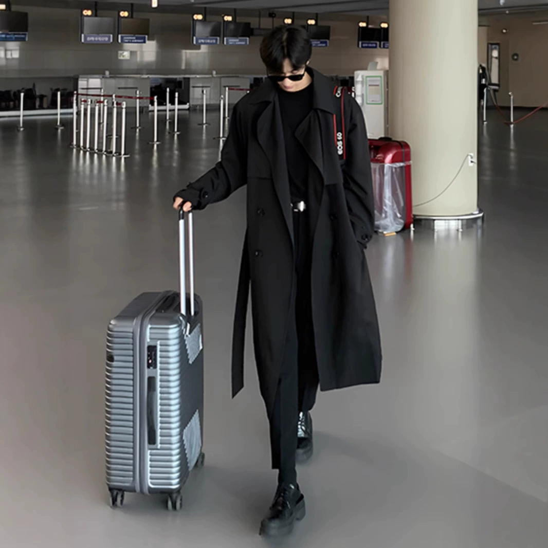 Трендовый осенний тренчкот, куртка, корейский стиль
