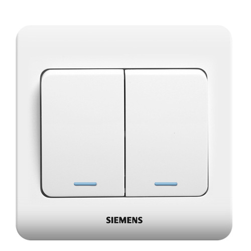 Siemens switch socket Vision White 86 type switch socket panel misalignment five-hole socket one open dual control set