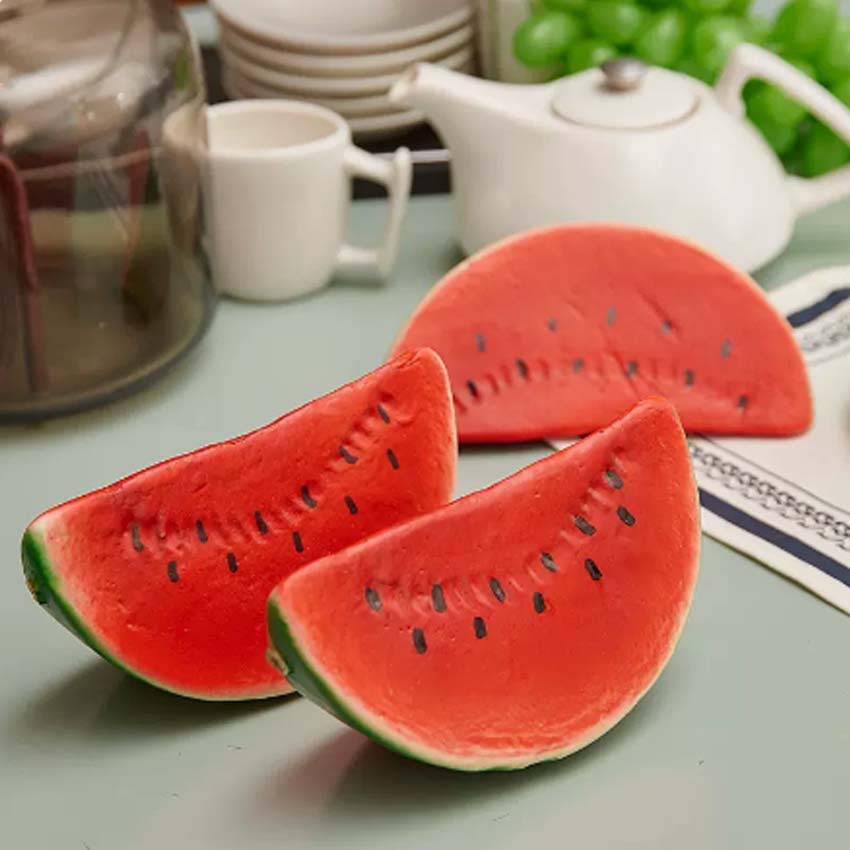 Simulation fruit model slice of watermelon fruit and vegetable…