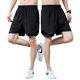 Fake Two-Piece American Basketball Shorts Summer Sports Shorts Men's and Women's Quick-Dry Casual Running Training Fitness Lining