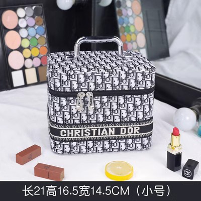 Bolsa de cosméticos de alta apariencia gran marca 2024 nuevo de alta calidad ins portátil de gran capacidad caja de almacenamiento de productos portátil