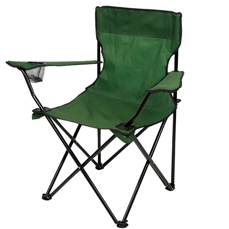 Wholesale Portable Outdoor Backrest Chair Folding Camping Chair Leisure Camping Fishing Chair With Armchair Beach Chair
