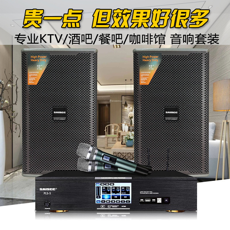 バー用スピーカー 12inch KP052 プロ仕様 静音バー用スピーカーセット レストラン・カフェ・KTV用 10inch 15inch ステレオ|undefined