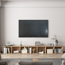 极简电视柜现代简约组合墙柜小户型客厅家用木地柜北欧轻奢矮柜子