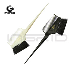 亞馬遜染髮工具染髮刷軟毛纖維倒膜護理焗油梳雙用分區染髮尖尾梳