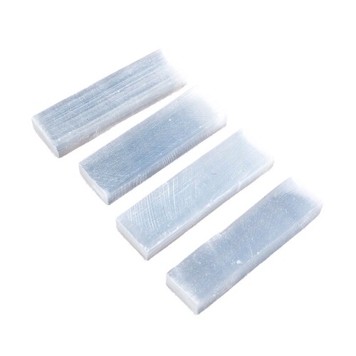 Cross-border Amazon nitrite transparent white crystal gypsum raw stone rod cat's eye gypsum rod home decoration ornaments