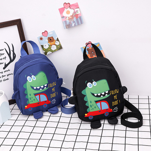  New Children's Anti-Lost Dinosaur Unisex Backpack Cartoon Cute Baby School Bag for Kindergarten