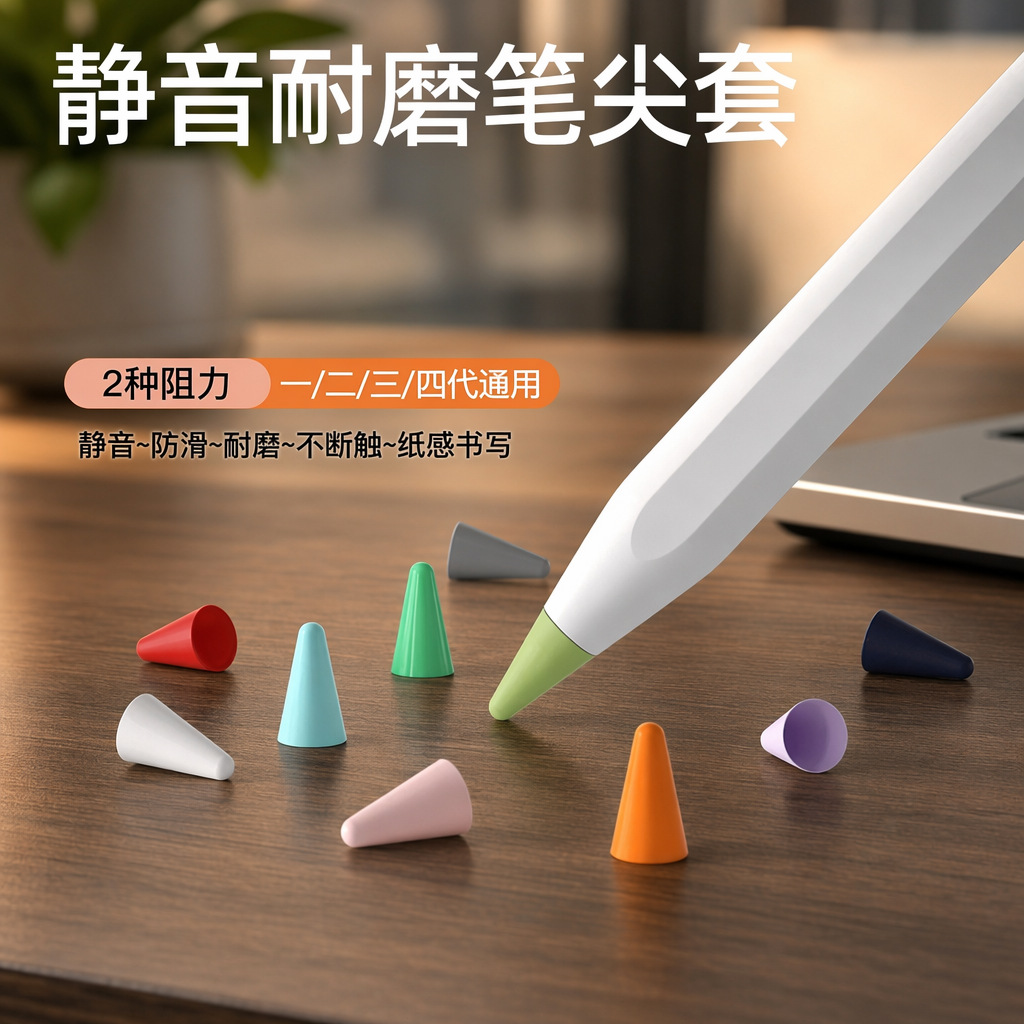 Suitable for Apple Apple Pencil Tip Cover Huawei Microsoft Silicone Pen Tip Cap Pen Tip Protective Cover Wholesale