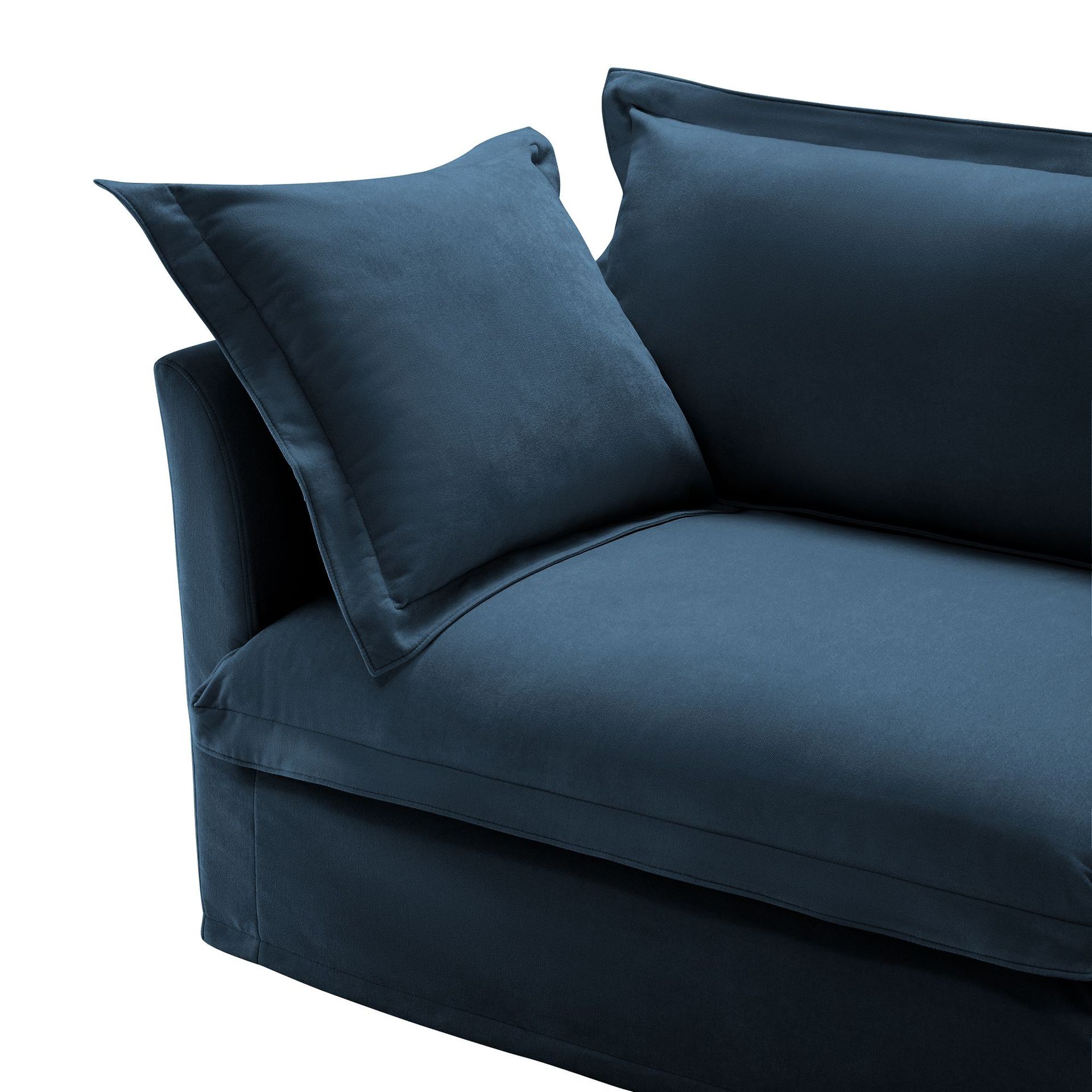 Sofá de lino de estilo nórdico, sofá individual, sala de estar, sofá retro americano, desmontable y lavable
