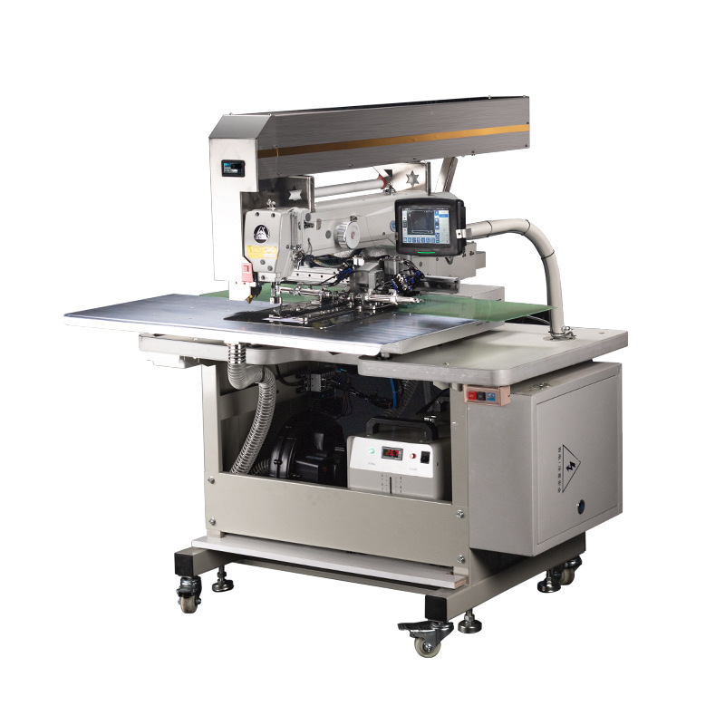 Láser abridor de bolsas Dahao 6 generación sin placa sistema de equipo prototipo de equipo de apertura de bolsa de ropa máquina de coser industrial