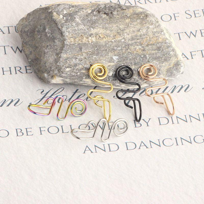 Labret piercing jewelry detail image