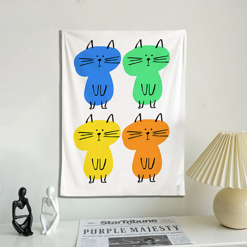 Inswind pintura de líneas artística colgar tela dormitorio sala de estar pared sofá decoración tela de fondo de alquiler transformación