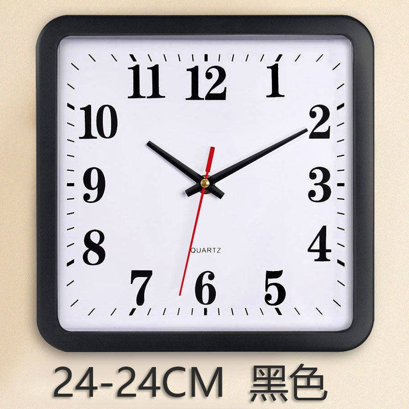 Reloj sala de estar casa decoración de pared de la habitación de los niños dormitorio reloj de cuarzo rectangular simple moda relojes de pared