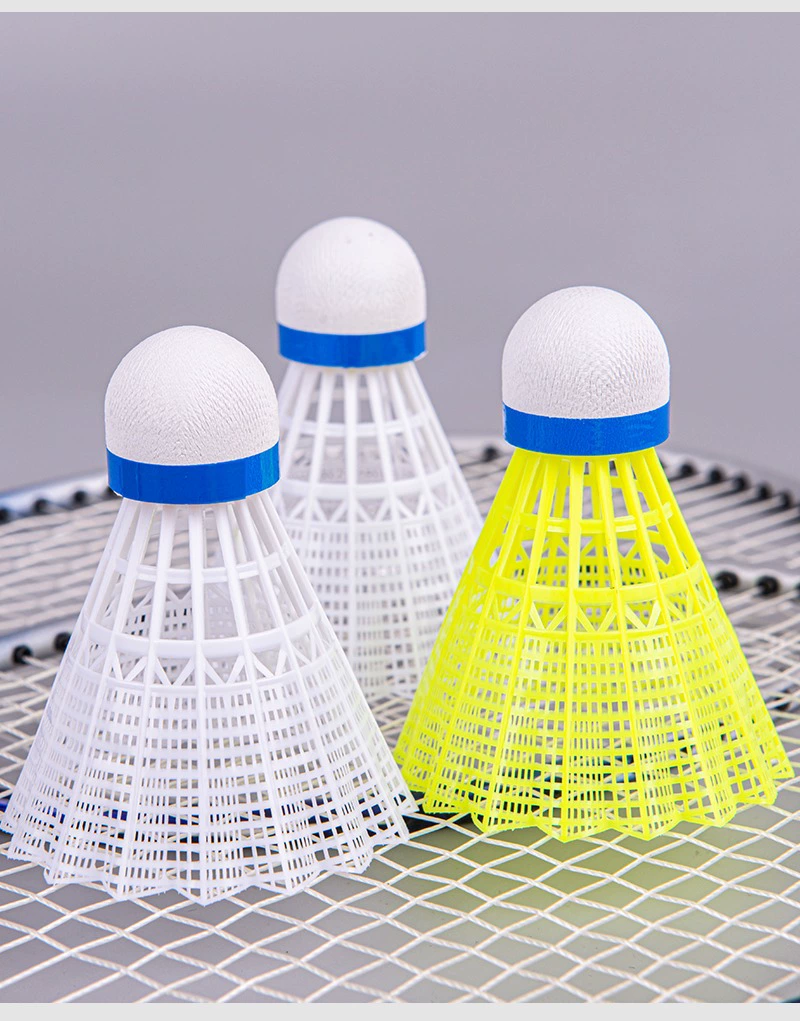 Имитация нейлонового бадминтона Пластиковый мяч из 3 упаковок Сверхустойчивый к игре King Not Bad Ветрозащитный тренировочный мяч из искусственного нейлона