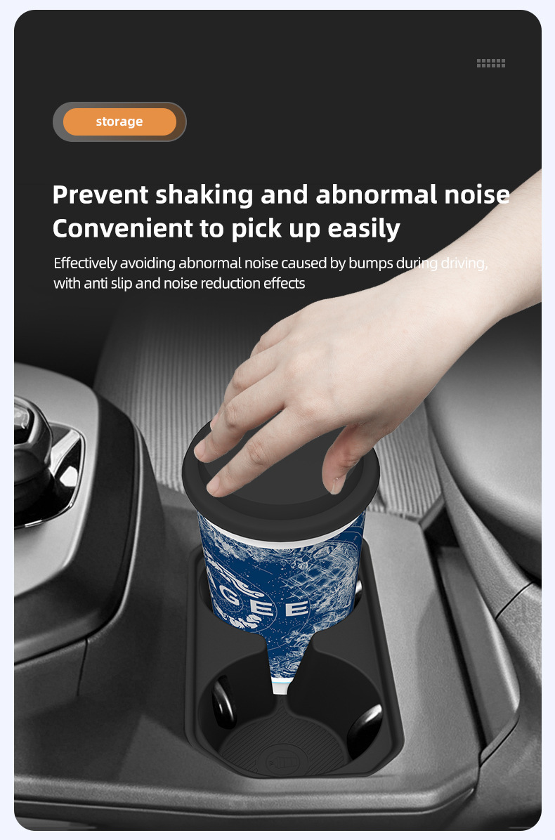 Suitable for 26 models of Toyota C-HR, this center console cup holder cover and CHR protective anti-slip mat is a specialized car accessory for modification