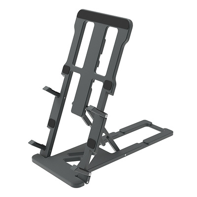 new pattern Foldable Flat Bracket aluminium alloy ipad Mobile phone holder CNC technology mobile phone Bracket desktop