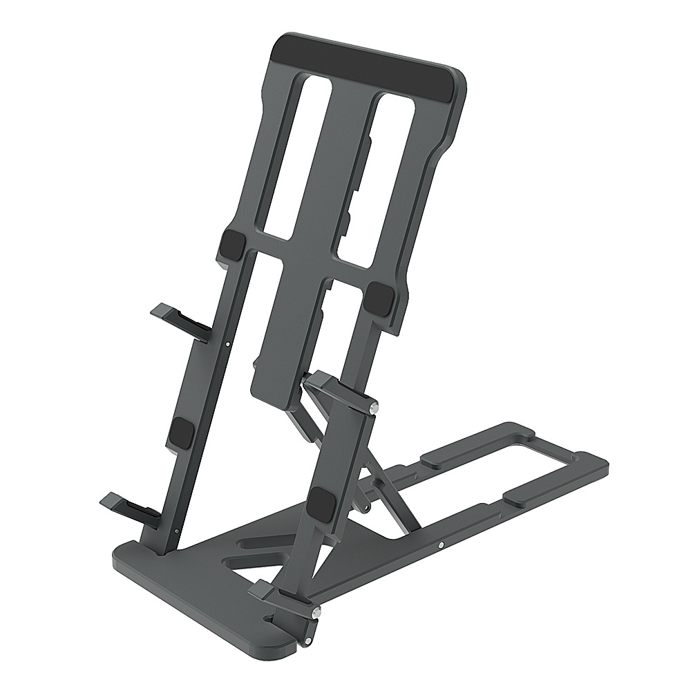 new pattern Foldable Flat Bracket aluminium alloy ipad Mobile phone holder CNC technology mobile phone Bracket desktop