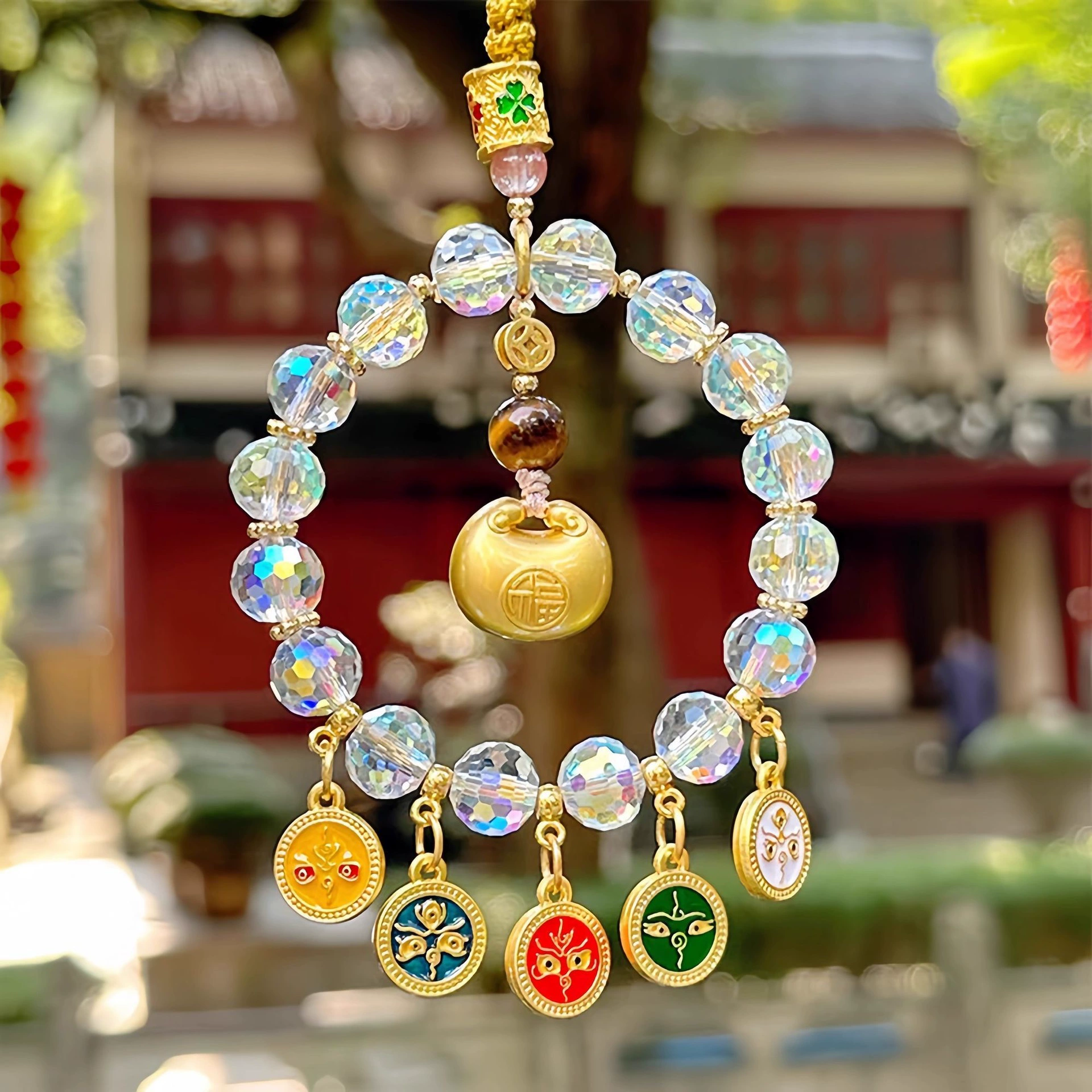 Новый пятый дорожный бог богатства вспыхивает новый китайский стиль