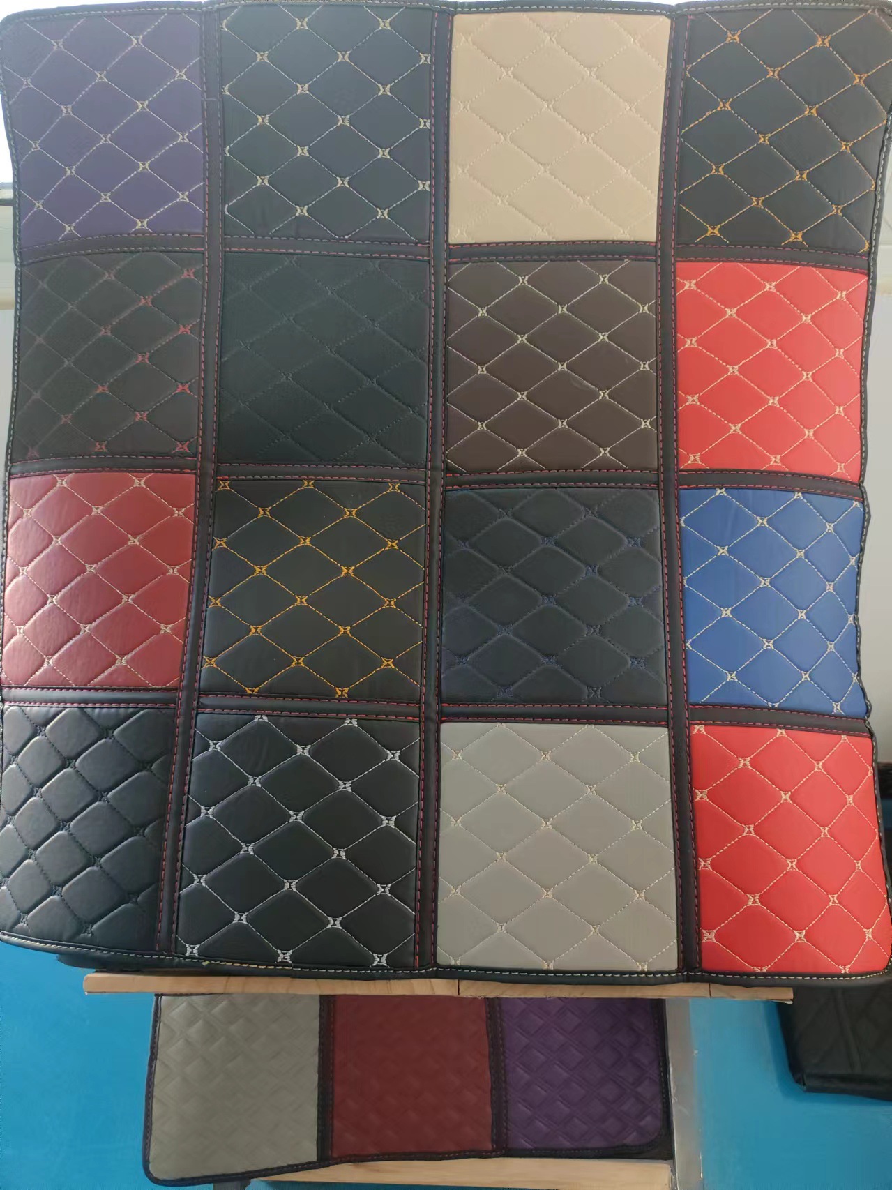 Foreign trade export car trunk mat special car full surround rear compartment mat high side tile trunk mat