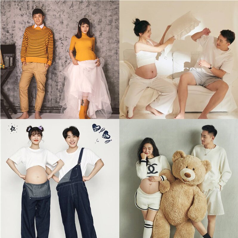 Maternity photo clothing studio couple maternity clothes warm big belly art photography theme photography photo clothes