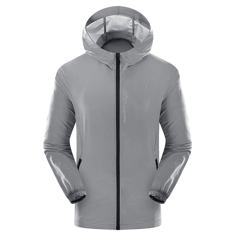 Fábrica directa chaqueta de protección solar para hombres de verano chaqueta de abrigo ligera deportiva de ocio de tendencia de piel chaqueta de protección solar para hombres
