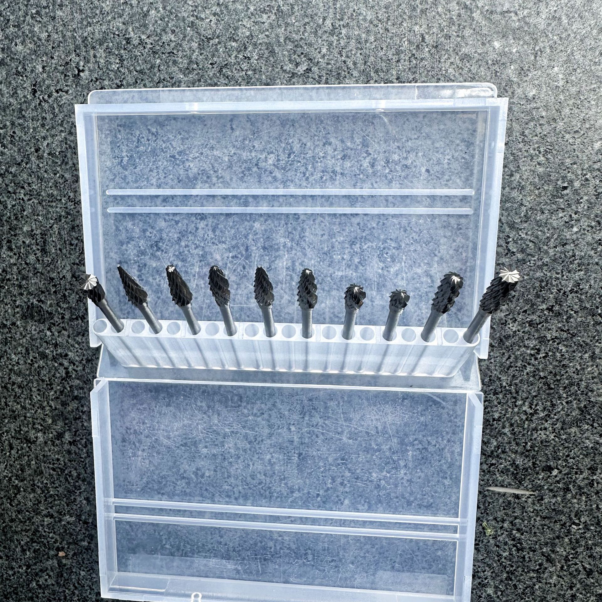 Metal carburo cementado de 2,35 mm mango de doble filo 4 mm conjunto de cabeza de molienda eléctrica tungsteno fábrica de acero inventario directo