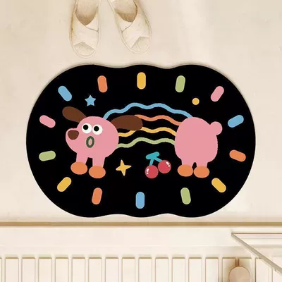 Avtomobil döşəmə paspasları — Mat Diatom Mud Style Floor - spring-puppy-4060cm-diatom-mud-small-size