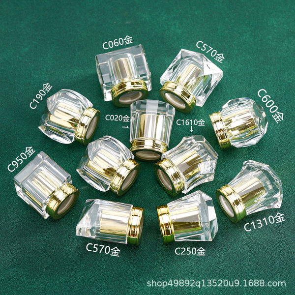 transparent glass perfume