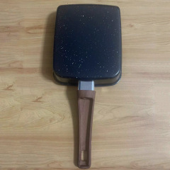 Japanese omelette pan rectangular pancake steak thick egg omelette flat pan household non-stick pan wholesale