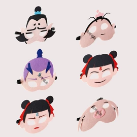 面具;发箍;场地布置道具