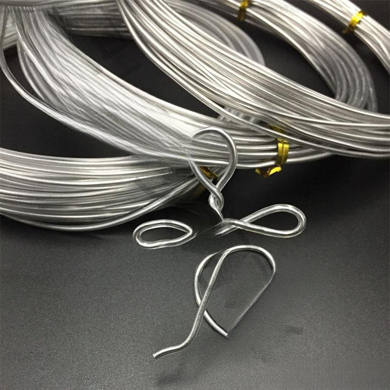 包胶铁丝帽檐服装造型玩偶定型条过塑铝线包塑铝丝手工软铁丝z9