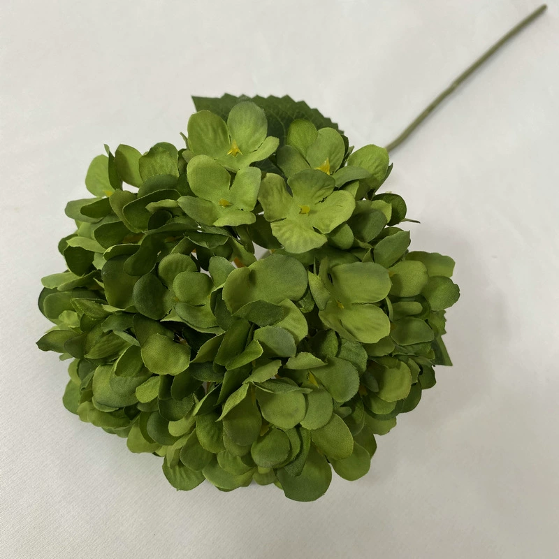 Artificial Hydrangea (Zi Yan) Single Head, Realistic Silk Flower, Multi-Color Options