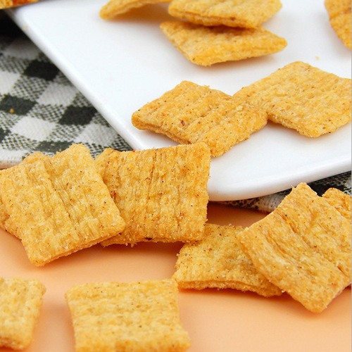 Amber millet crisp 90g spicy flavor 8090 nostalgic snack puffed snack supermarket food wholesale