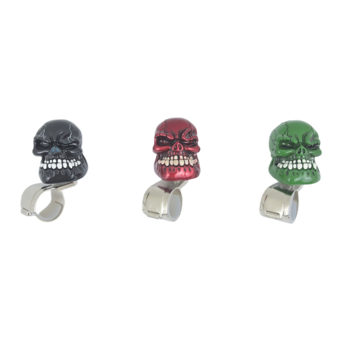 Cross-Border Skull Car Modified Steering Wheel Power Ball Personalized Power Ball Car Booster Labor-Saving Ball
