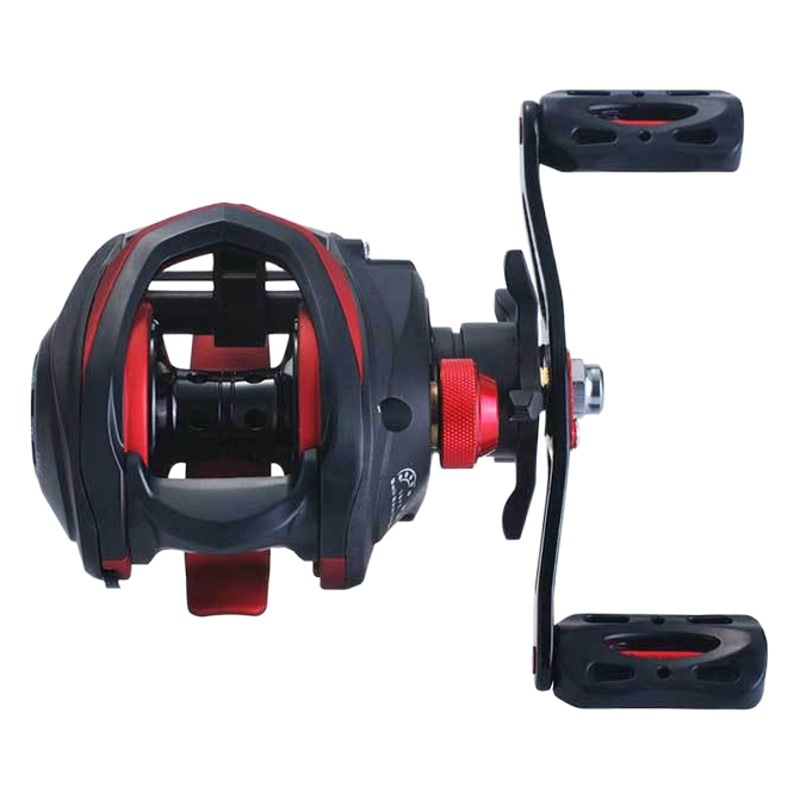 Comailong multicolor rueda de gota de agua de tiro largo línea anti-explosión todo alambre de metal Copa micro objeto negro balsa pesca carretera rueda asiática