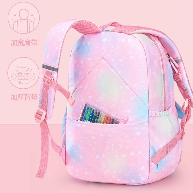 Backpack, ultra light waterproof capacious school bag lightweight, Korean style