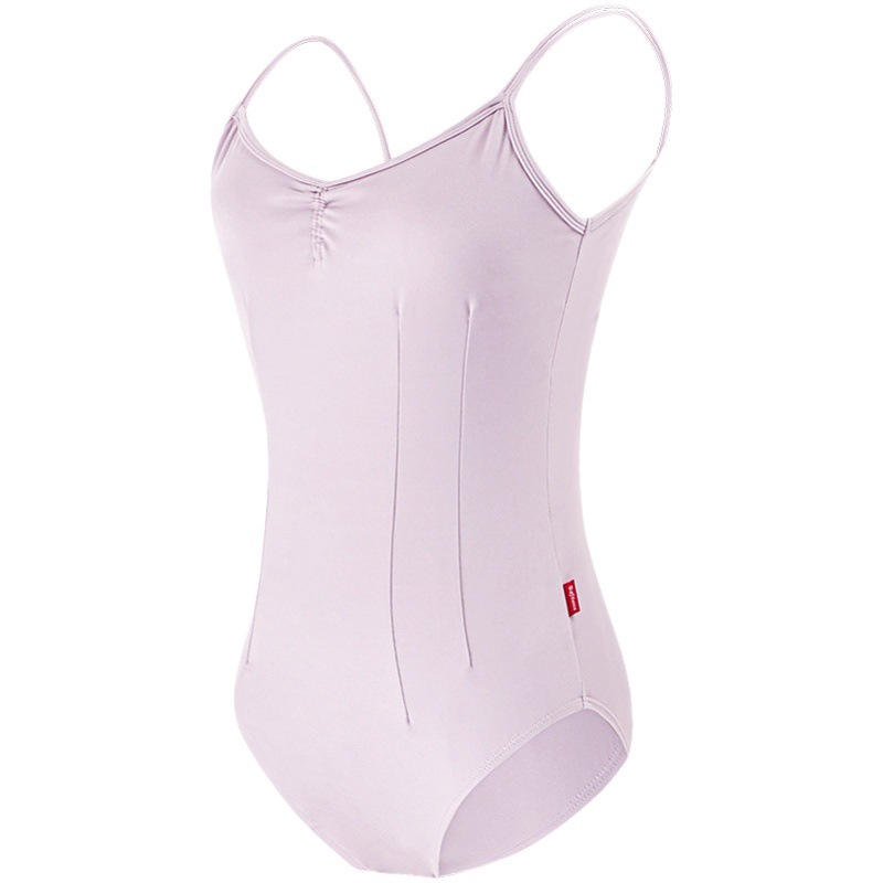 Ropa de baile clásico ropa de Ballet Doble cabestrillo espalda cintura-apretado mono adulto gimnasia ropa arte examen traje de cuerpo image 1