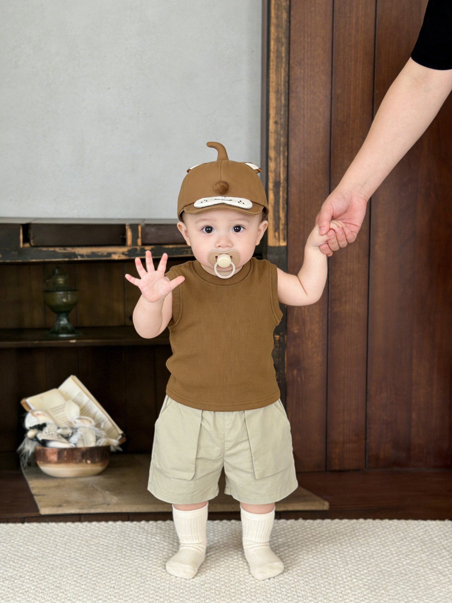 Ropa de bebé guapo chaleco delgado de verano chaleco de niños fresco sin mangas chaqueta básica para niños, niñas y niños