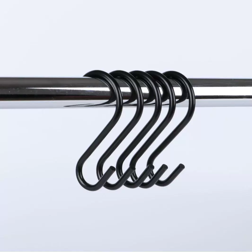 【定制】不锈钢S钩S型挂钩铁钩s勾厨房门后钩金属S钩子加粗肉钩