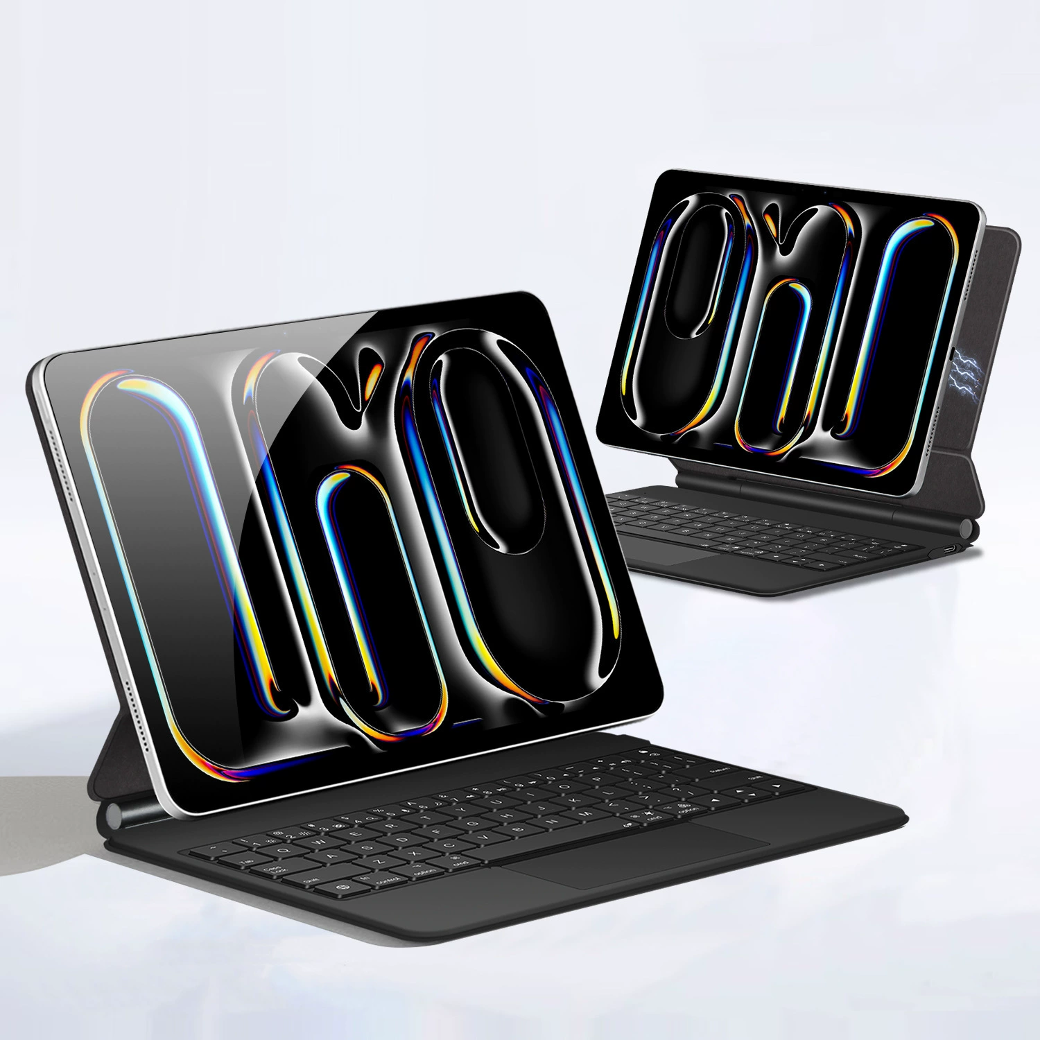 Иностранная торговля, подходящая для 2025 года, iPad Air7, совместим с клавиатурой Magic Keyboard Pro11, прямая подключение, тач-плавающая клавиатура M4
