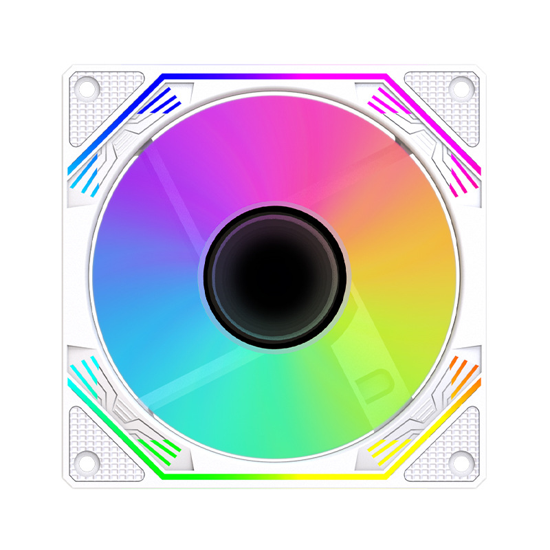 Prism 4PRO Четвертое поколение, корпус Sea-view, детоматический вентилятор 12 см синхронный 5В комплект из трех ARGB цветных тихих вентиляторов