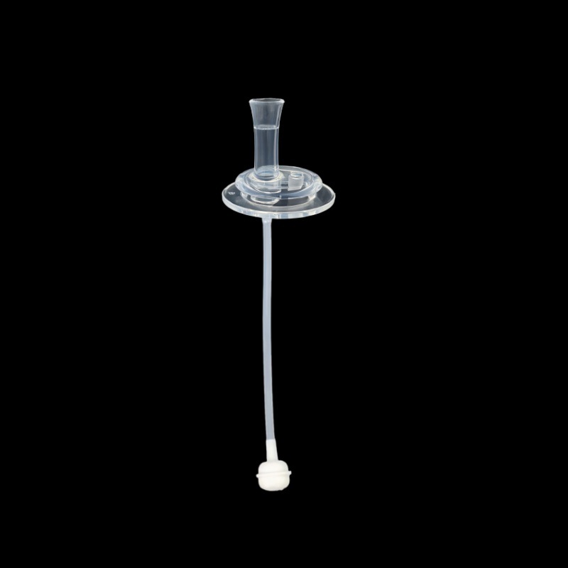 Popote Adaptador de Calibre Estándar para Biberón de Silicona con Bola de Gravedad