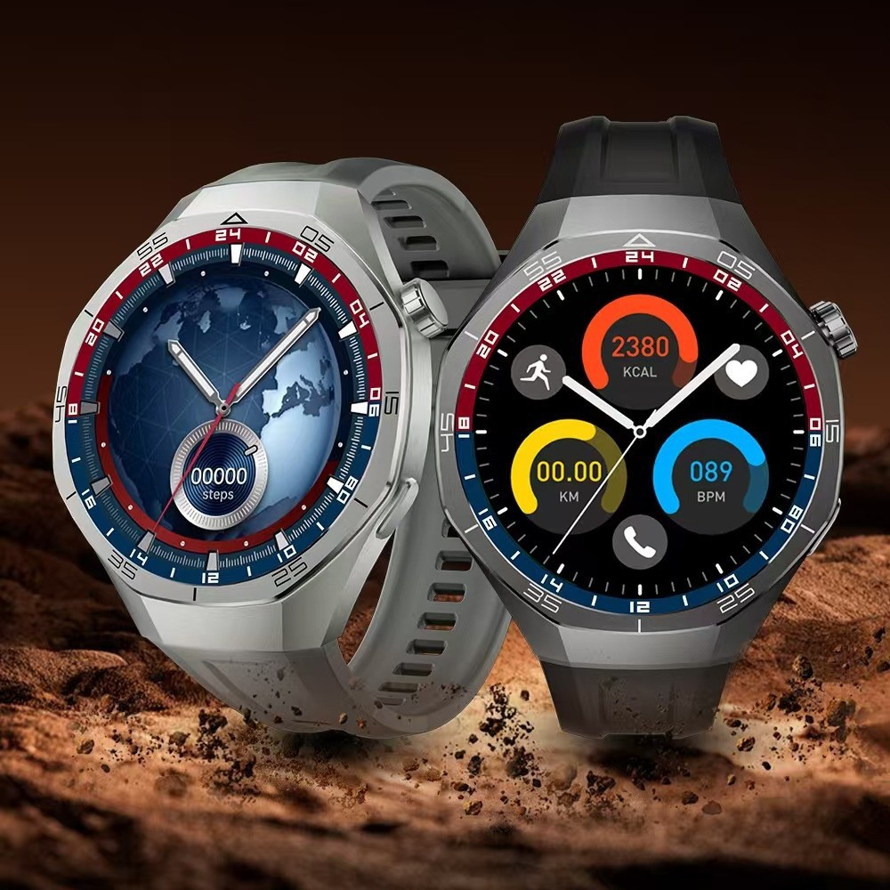 GT5 Smart Watch Round Screen Wireless Charging Offline Payment NFC Bluetooth Call Health Monitoring Sports Men's Watch