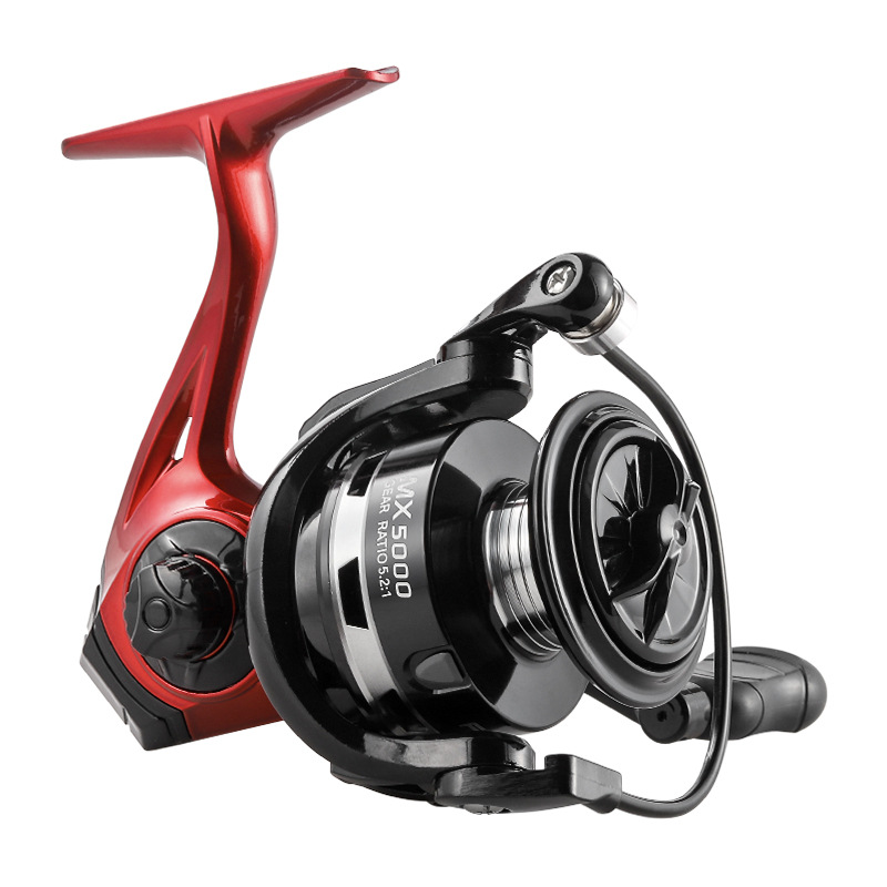 Carrete de Pesca Giratorio sin Espacios de Amazon/TEMU, Carrete de Pesca con Cabeza de Metal, Carrete de Pesca con Señuelos, Carrete de Pesca de Lanzamiento Ultra Largo