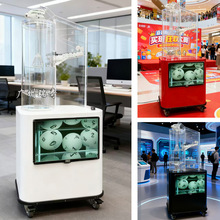 电动抽奖机吹气式摇珠机工厂支持各种定制直播智能识别软件等