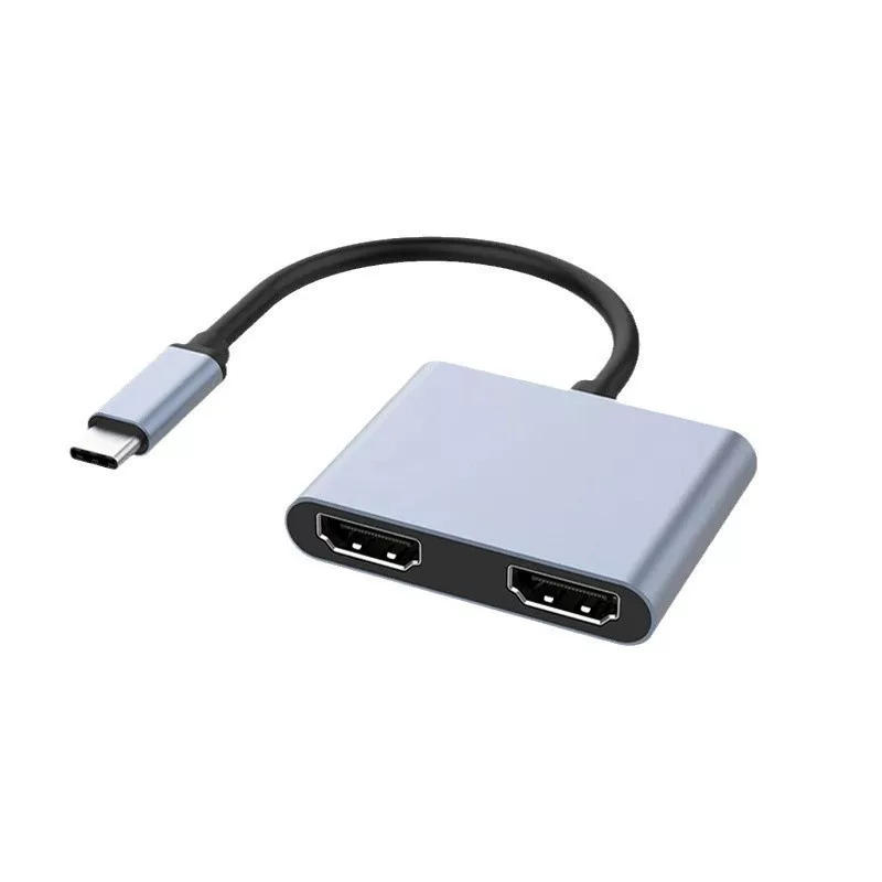 Type-C к двойной HDMI HD 3.0 хаб Four-in-One USB C расширенная док-станция PD быстрая зарядка USB3.0 хаб