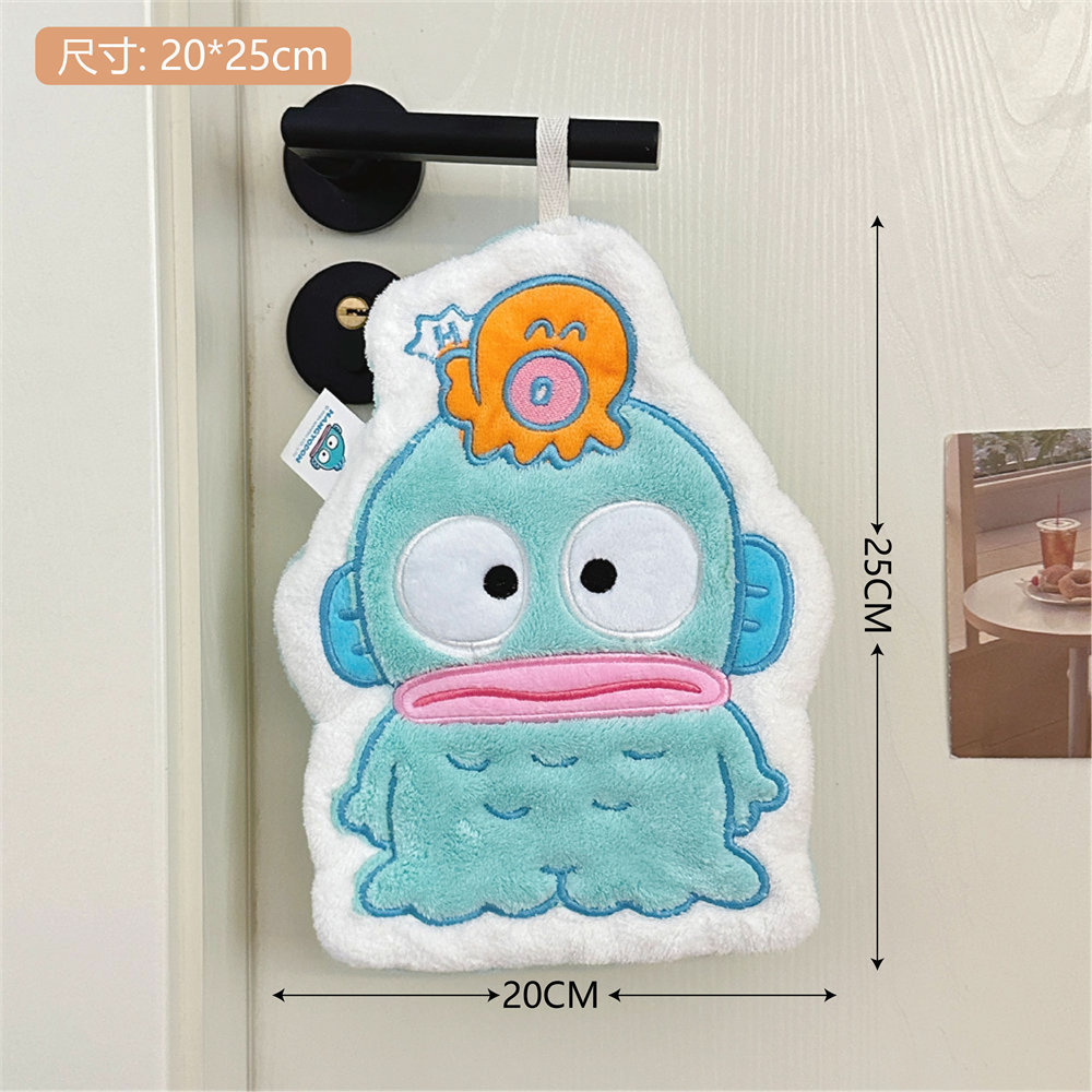 Nuevas lindas toallas de dibujos animados para perros no se pueden colgar, super absorción de agua, toallas para niños colgantes, regalos pequeños